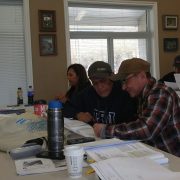 LNIB Dev Corp Participating in a pesticide and weed applicator course.